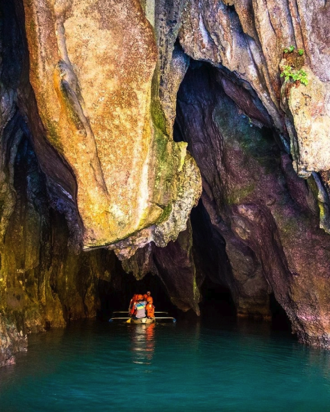 The Underground River national park in Palawan